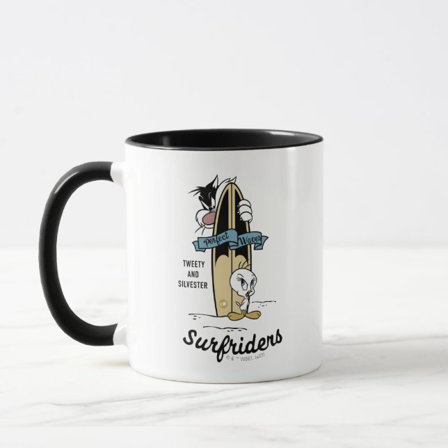 TWEETY™ & SYLVESTER™ Surfriders Mug (Left)