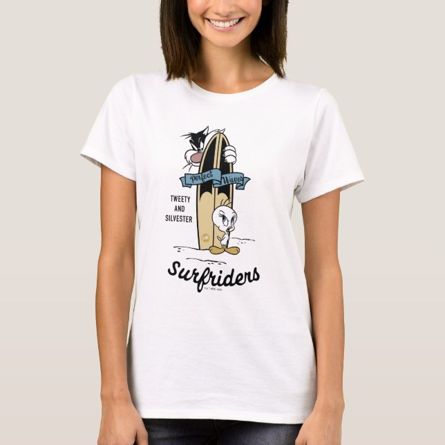 TWEETY™ & SYLVESTER™ Surfriders T-Shirt (Front)