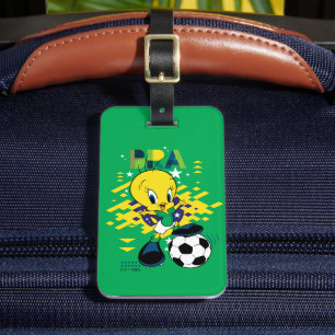 TWEETY™ Team Brazil Soccer Graphic Luggage Tag