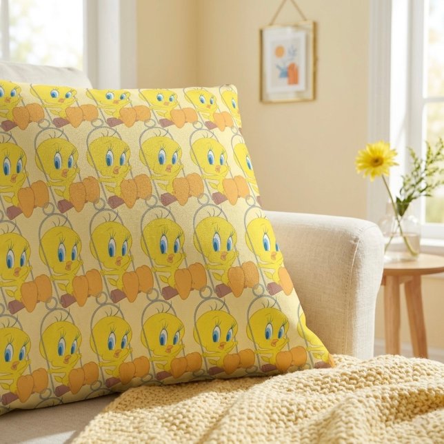 Tweety Throw Pillow (Creator Uploaded)