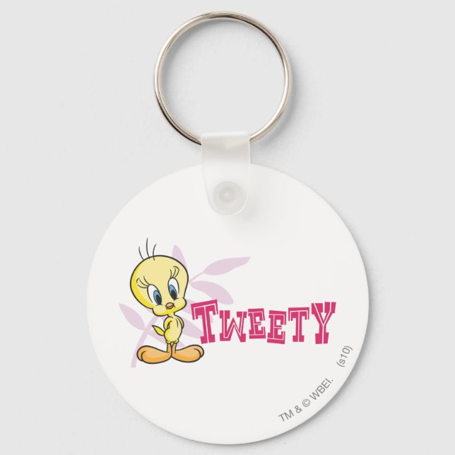 Tweety "Tweety" Pink Keychain (Front)