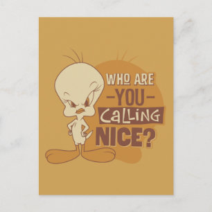 TWEETY™- Who Are You Calling Nice? Postcard