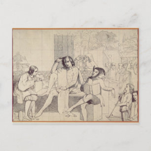Twelfth Night, c.1850 Postcard