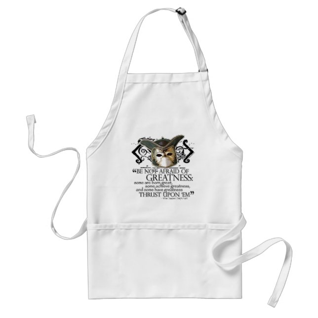 Twelfth Night Quote Standard Apron (Front)