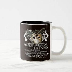 Twelfth Night Quote Two-Tone Coffee Mug