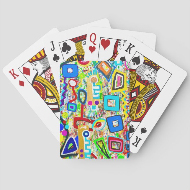 Twelve 20 Playing Cards (Back)