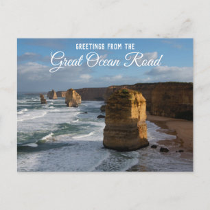 Twelve Apostles Great Ocean Road Australia Postcard