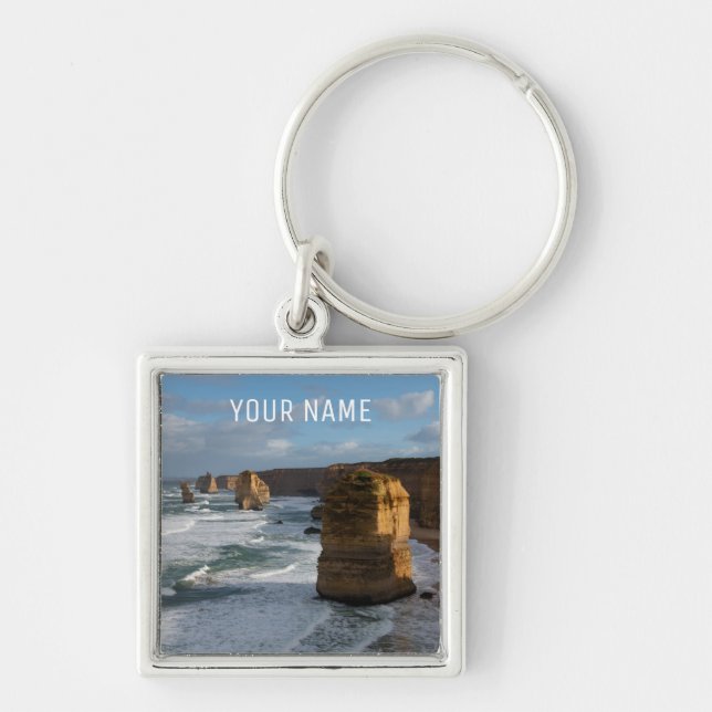 Twelve Apostles Great Ocean Road Trip Australia Keychain (Front)
