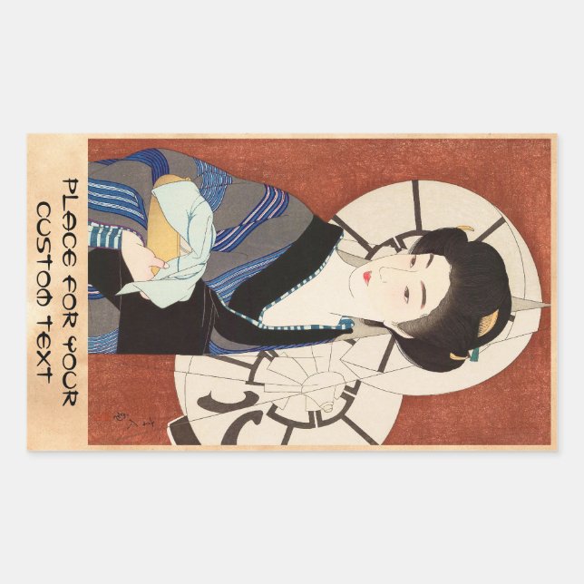 Twelve Aspects of Women, After The Bath Kotondo Sticker (Front)