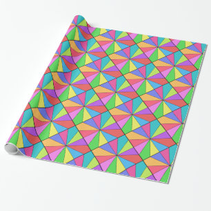 Twelve Colours of Bright Wrapping Paper