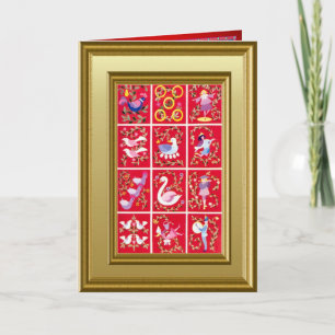 Twelve Days of Christmas Holiday Card