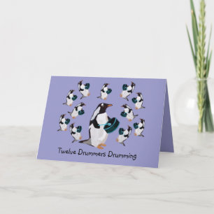 Twelve Drummers Drumming Cards