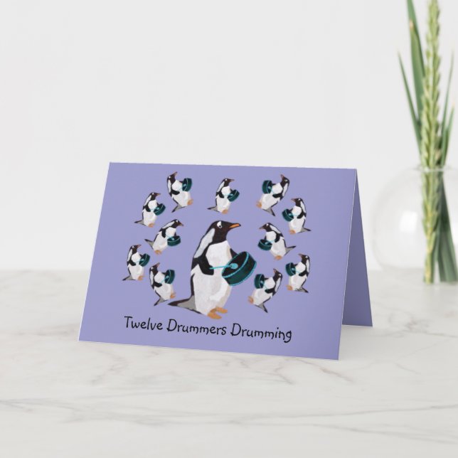 Twelve Drummers Drumming Cards (Front)