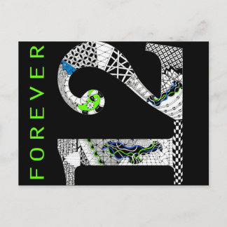 Twelve Forever Postcard
