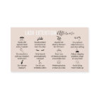 Twelve lash aftercare instructions