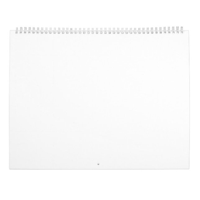 Twelve Month Raccoon Calendar (Back)