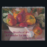 Twelve Months of Art: a 2011 Calendar<br><div class="desc">Highlights from the last three years of painting,  featuring fruit,  flowers,  and seasonal images.</div>