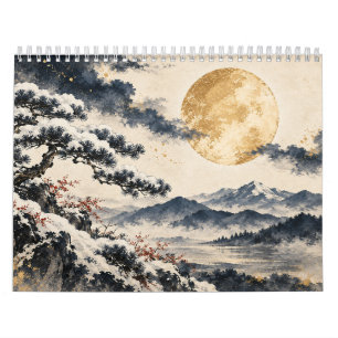 Twelve Moons of Japan 2027 Wall Calendar