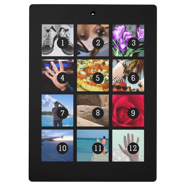 Twelve of Your Photos Make Your Own Magic Clipboard (Back)