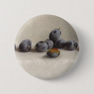 Twelve Plums 2 Inch Round Button