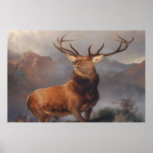 Twelve Point Buck Poster