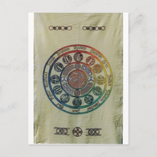 Twelve tribes and disciples postcard (Front)