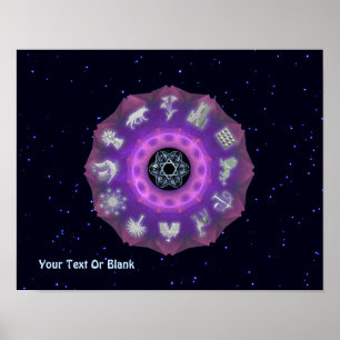 Twelve Tribes Fractal Poster