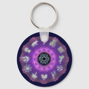 Twelve Tribes Keychain