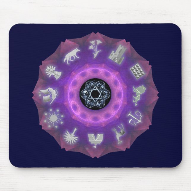 Twelve Tribes Mouse Pad (Front)