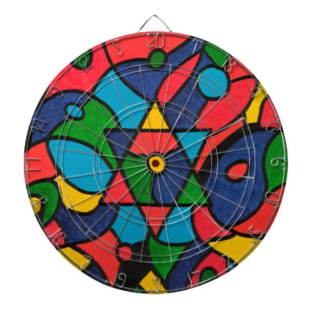 Twelve Tribes of Israel -  Dartboard (Front)