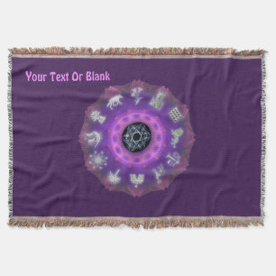 Twelve Tribes Throw Blanket