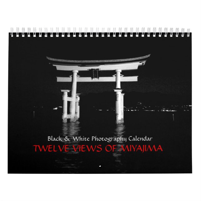 TWELVE VIEWS OF MIYAJIMA CALENDAR (Cover)