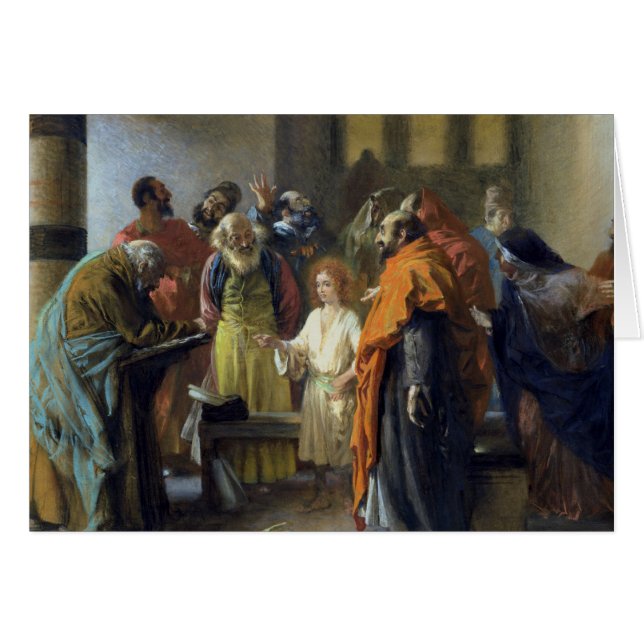 Twelve-year old Jesus in the Temple, 1851 (Front Horizontal)