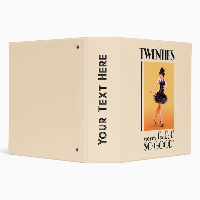Twenties never looked so good Vintage Binder (Background)