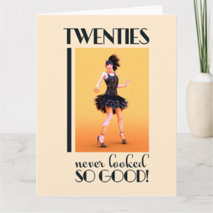 Twenties never looked so good Vintage Card