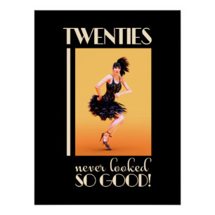 Twenties never looked so good Vintage Poster