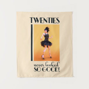 Twenties never looked so good Vintage Tapestry