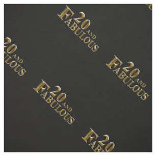 Twenty and Fabulous Fabric