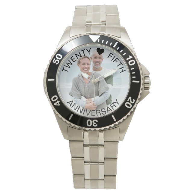 Twenty Fifth Anniversary Photo Watch (Front)