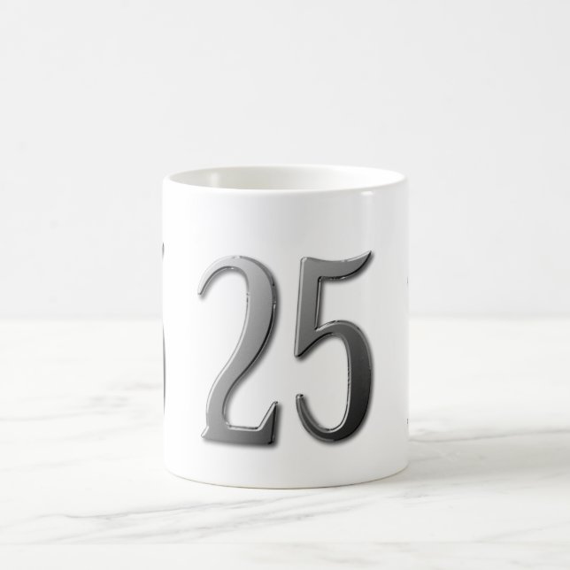 Twenty Five 25th Birthday Coffee Mug (Center)