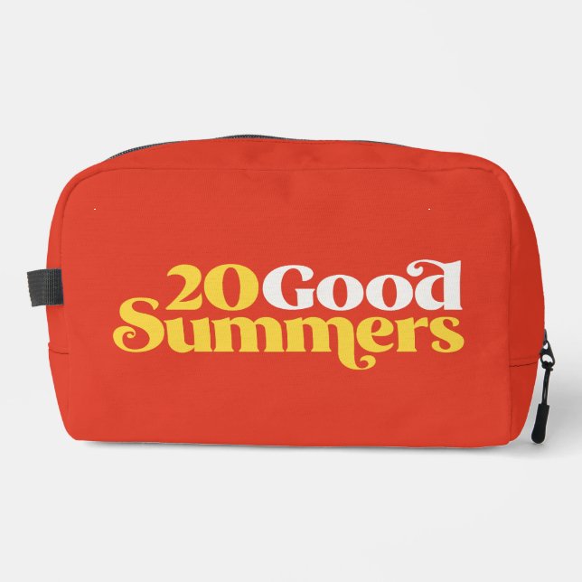 Twenty Good Summers Dopp Kit (Front)