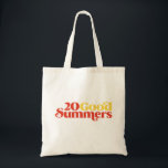 Twenty Good Summers Tote Bag<br><div class="desc">Just like the podcast,  only carryable.</div>