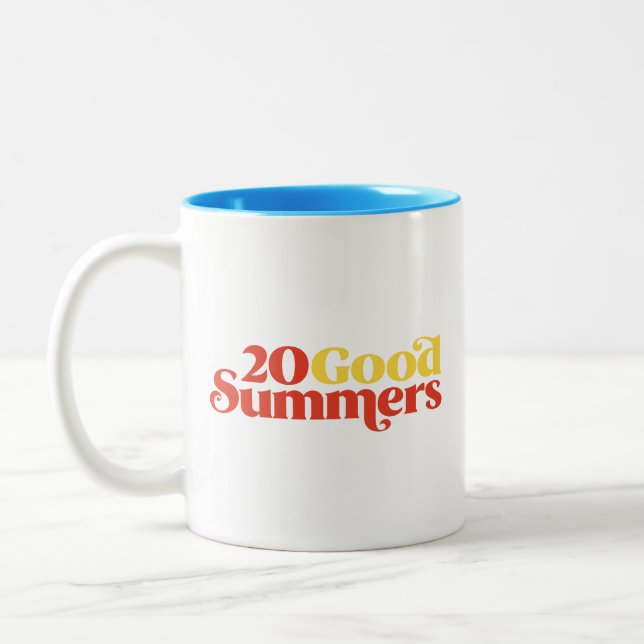 Twenty Good Summers Two-Tone Coffee Mug (Left)