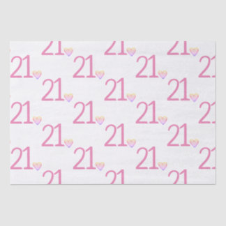 Twenty One Birthday Tissue Paper