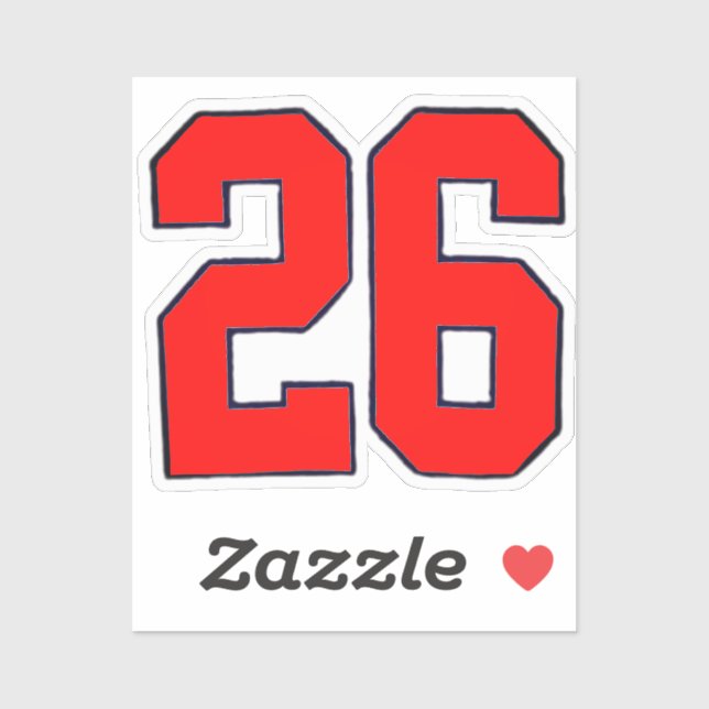 TWENTY SIX RED (Sheet)