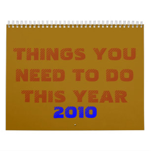 TWENTY   TEN CALENDAR