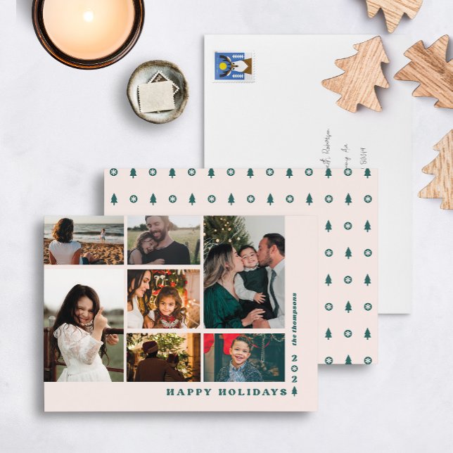 Twenty Twenty Tree Multi-Photo Holiday Card (Creator Uploaded)