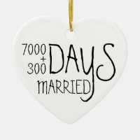 Twenty years 20th anniversary married wife husband