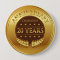 Twenty Years Anniversary Celebration Gold Medal