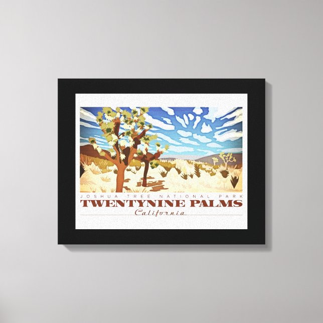 Twentynine Palms Califorina Canvas Print (Front)